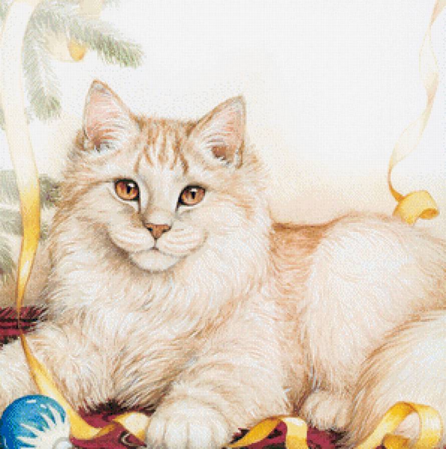 Коты. - коты, живопись, дэбби кук - предпросмотр