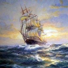 Схема вышивки «плавание»