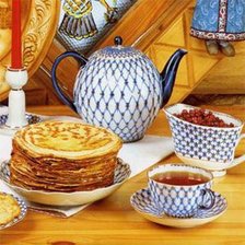 Схема вышивки «масленница»