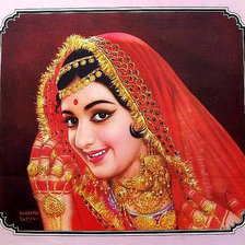 Схема вышивки «Индианка»