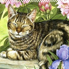 Схема вышивки «Коты.»