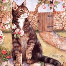 Схема вышивки «Коты.»