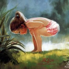 Схема вышивки «ой, кто это?»