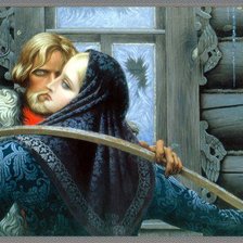 Схема вышивки «У окна»