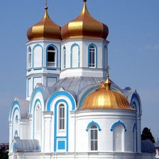 Схема вышивки «церковь»