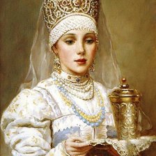 Схема вышивки «Серия"Русская красавица"»