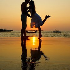 Схема вышивки «Двое»