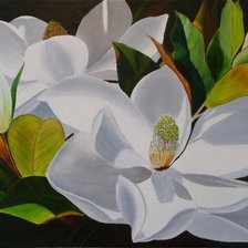 Схема вышивки «Магнолия»