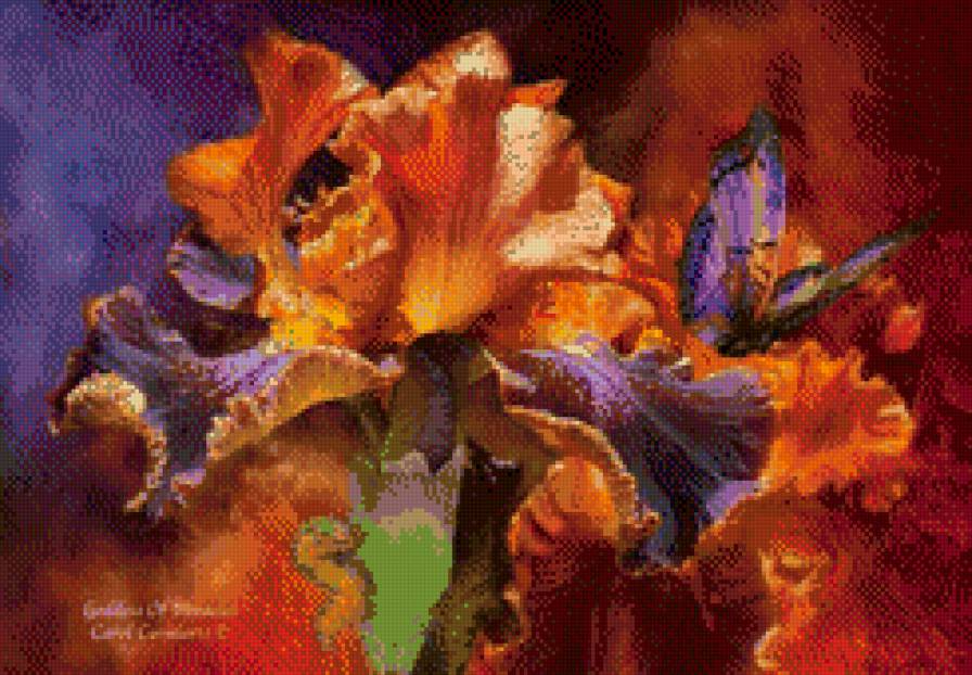 Carol Cavalaris - природа, волшебство, цветы - предпросмотр