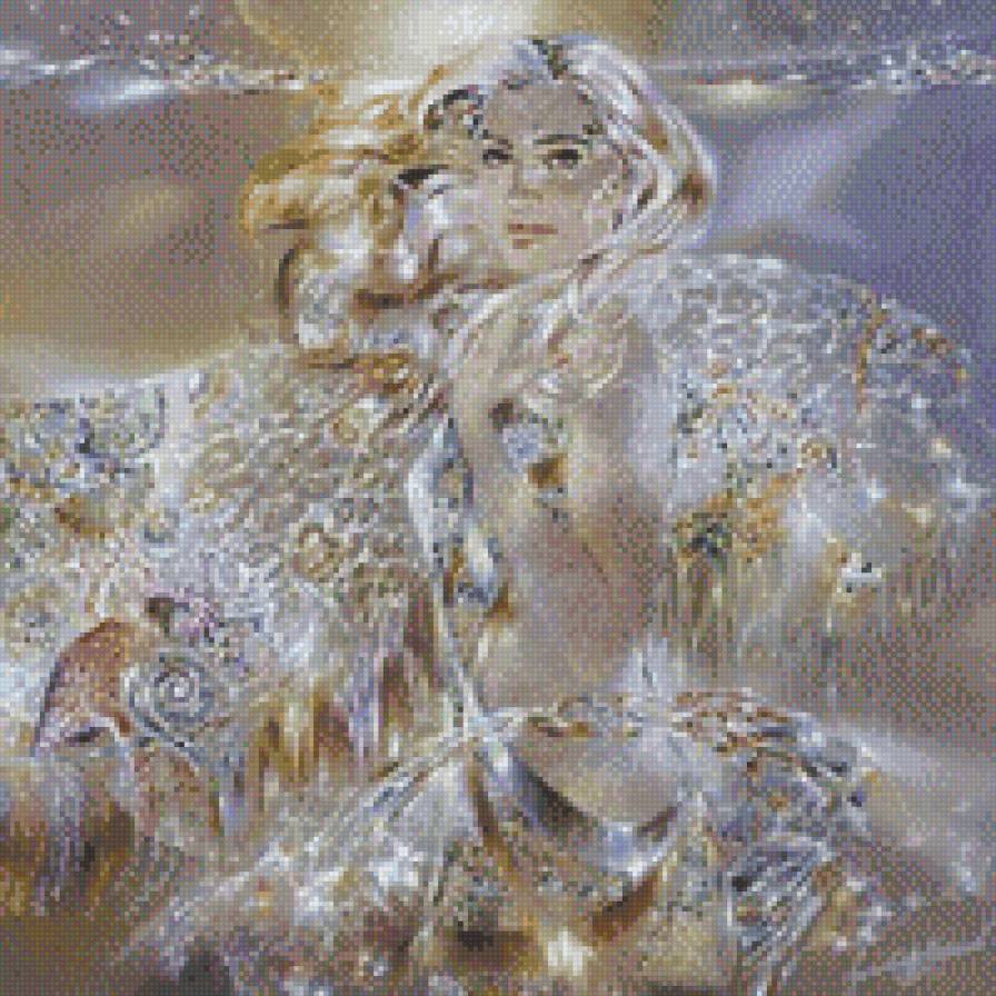 Девушка - фэнтези, знаменитые художники - предпросмотр