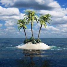 Схема вышивки «Пальмы»