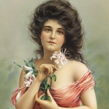 Схема вышивки «красотка»