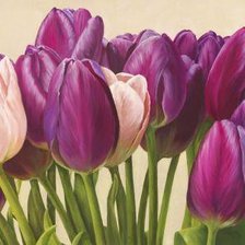 Схема вышивки «весенние цветы»