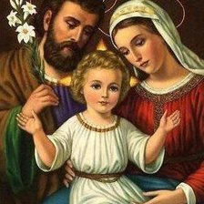 Схема вышивки «святое семейство»