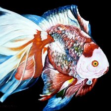 Схема вышивки «рыбка»