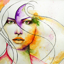 Схема вышивки «портрет»