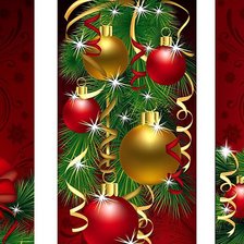 Схема вышивки «Триптих "Новогодний"»