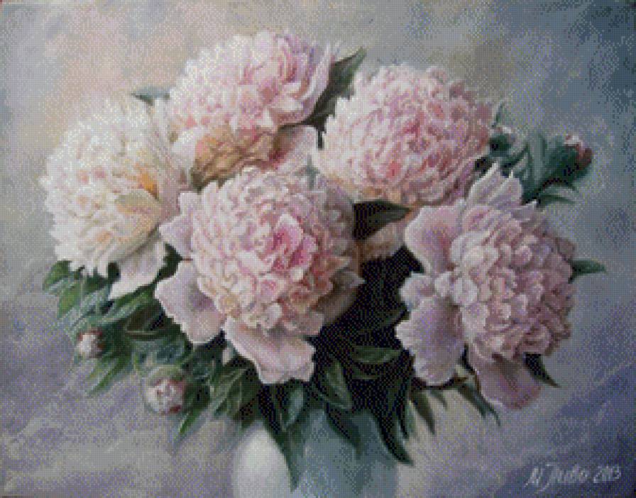 букет пионов - пионы, цветы, букет - предпросмотр