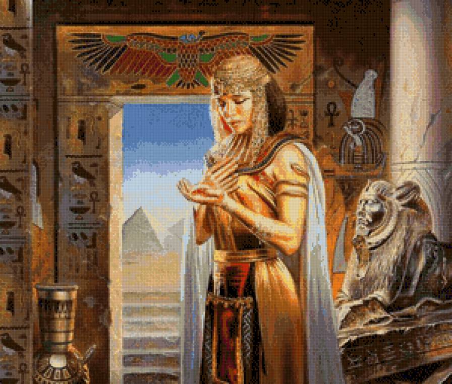 царица - девушка, египет, царица - предпросмотр