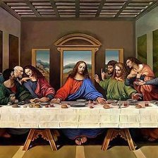 Схема вышивки «Икона "Тайная вечеря"»