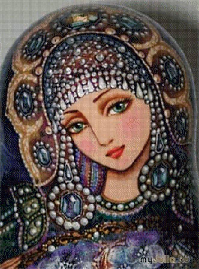 Русская красавица - русь, древние славяне, девушка, красавица - предпросмотр