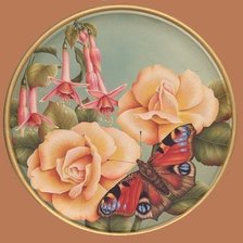 Схема вышивки «цветы»