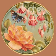 Схема вышивки «цветы»