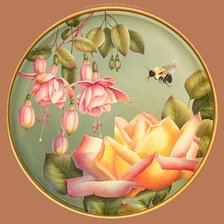 Схема вышивки «цветы»