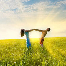 влюблённые