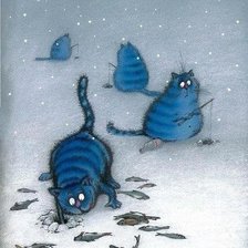 Схема вышивки «Рыболовы..»