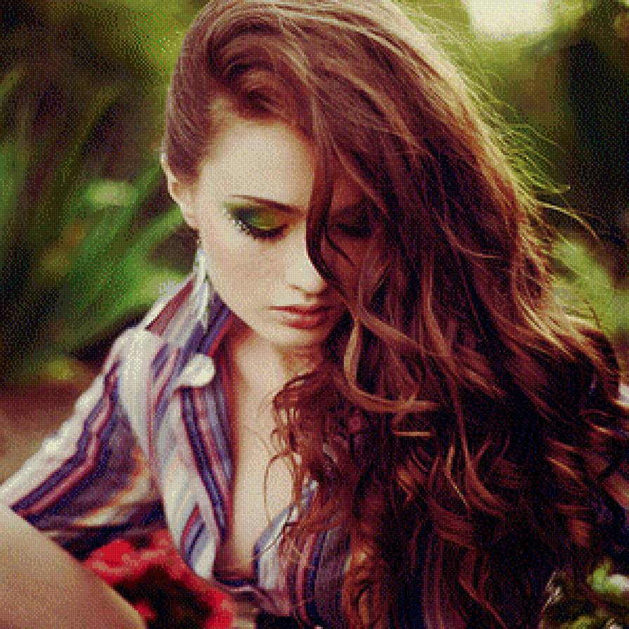 Рыжая девушка - девушка, она - предпросмотр