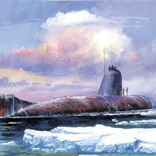 Схема вышивки «лодка»