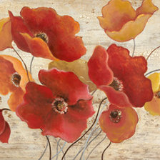 Схема вышивки «маки»