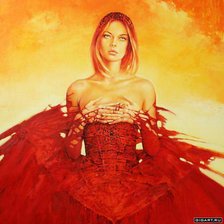 Схема вышивки «кровавый ангел»