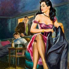 Схема вышивки «криминальное чтиво»