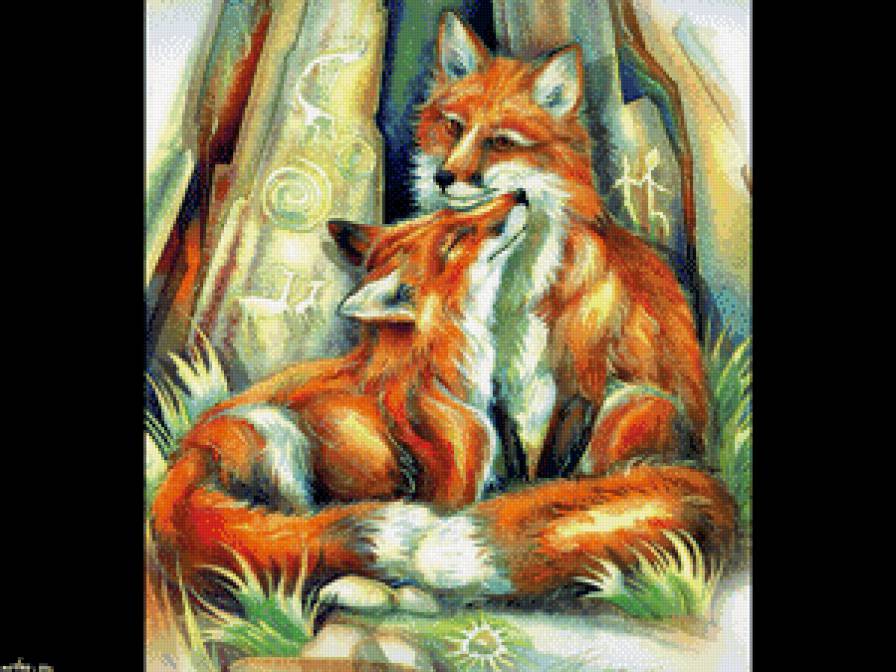 Лисы - индейцы, религия, тотем, животные - предпросмотр