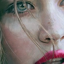 Схема вышивки «Девушка»