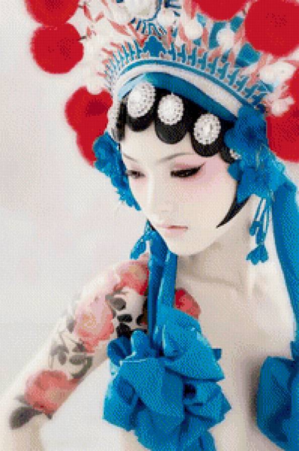 Гейша - азия, восток, девушка - предпросмотр