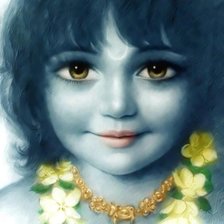 Схема вышивки «Кришна»