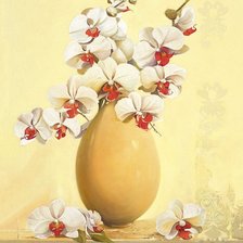Схема вышивки «Орхидея»