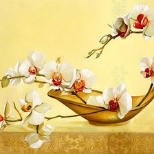 Схема вышивки «Орхидея»