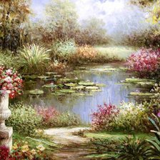 заромший пруд