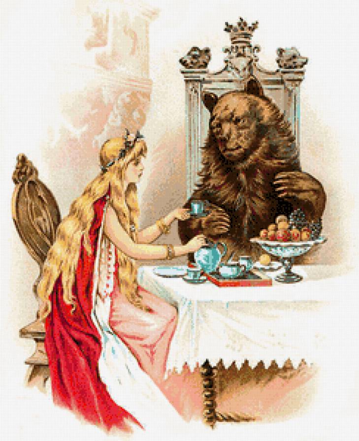 маша у медведя - девушка, медведь - предпросмотр