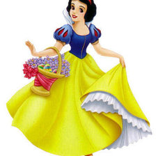 Схема вышивки «белоснежка»