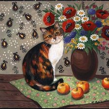 Натюрморт с котом