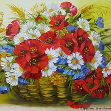 Схема вышивки «Букет»