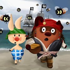 Схема вышивки «Винни-Пух»