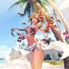 Схема вышивки «Райский остров»