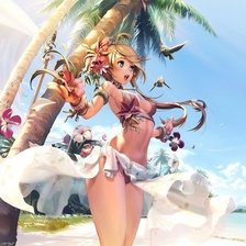 Схема вышивки «тропики»