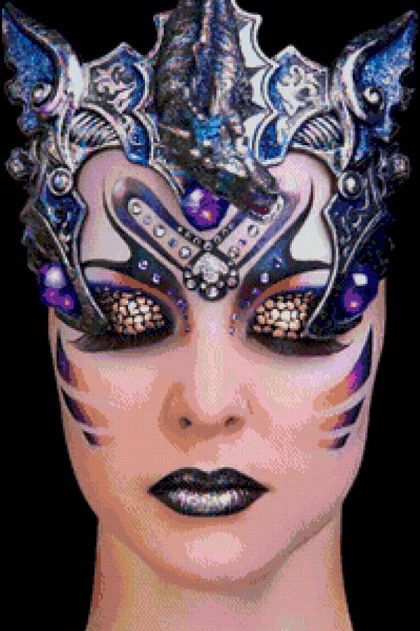 портрет жрицы - красавица, портрет, девушка, жрица - предпросмотр